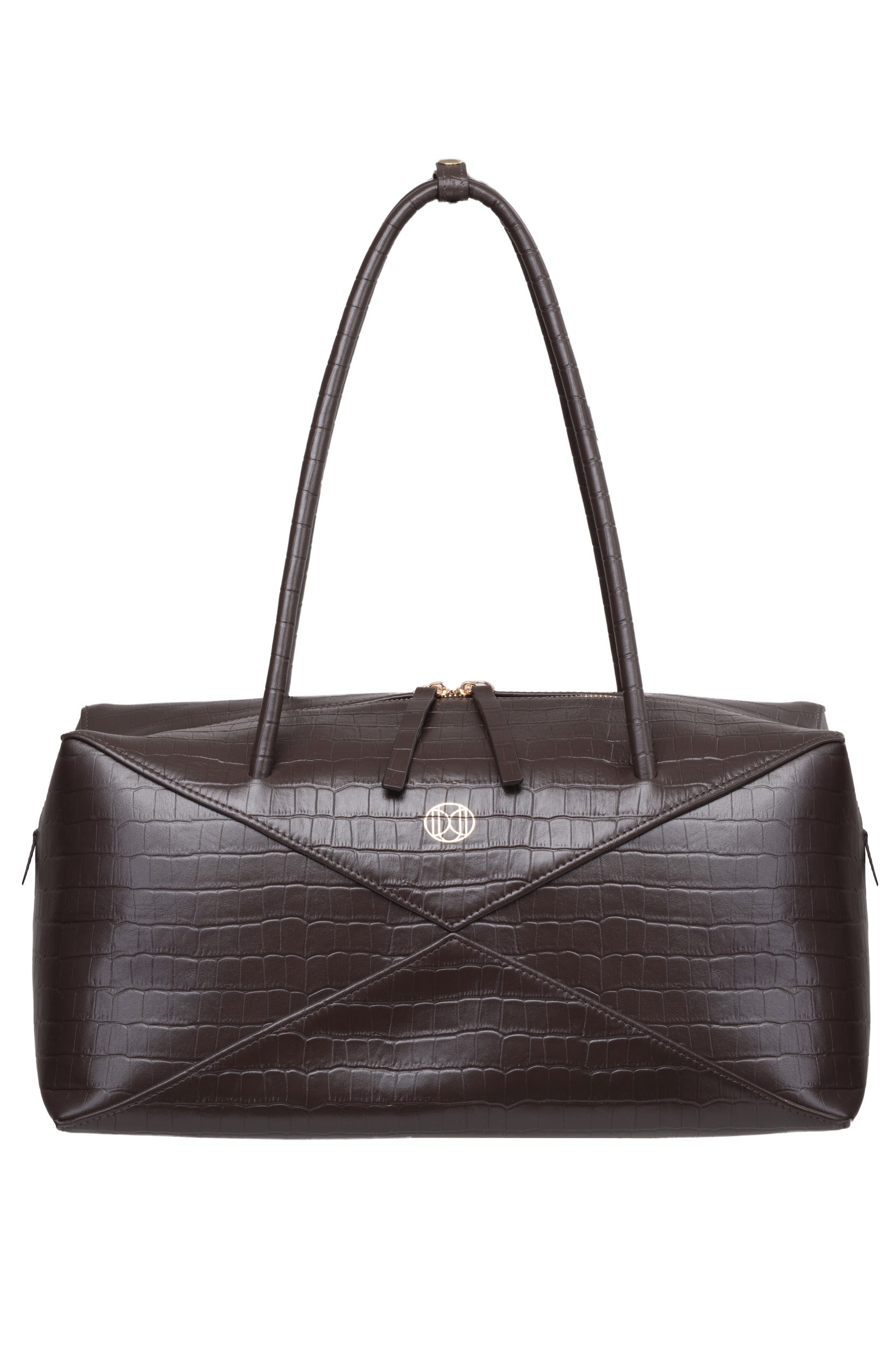 SCULP Bag крокодил коричнева