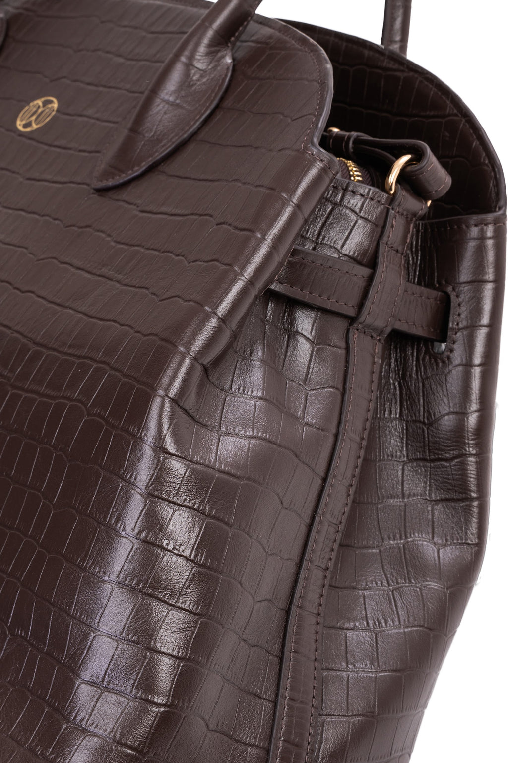 MAGNA  Bag крокодил коричнева