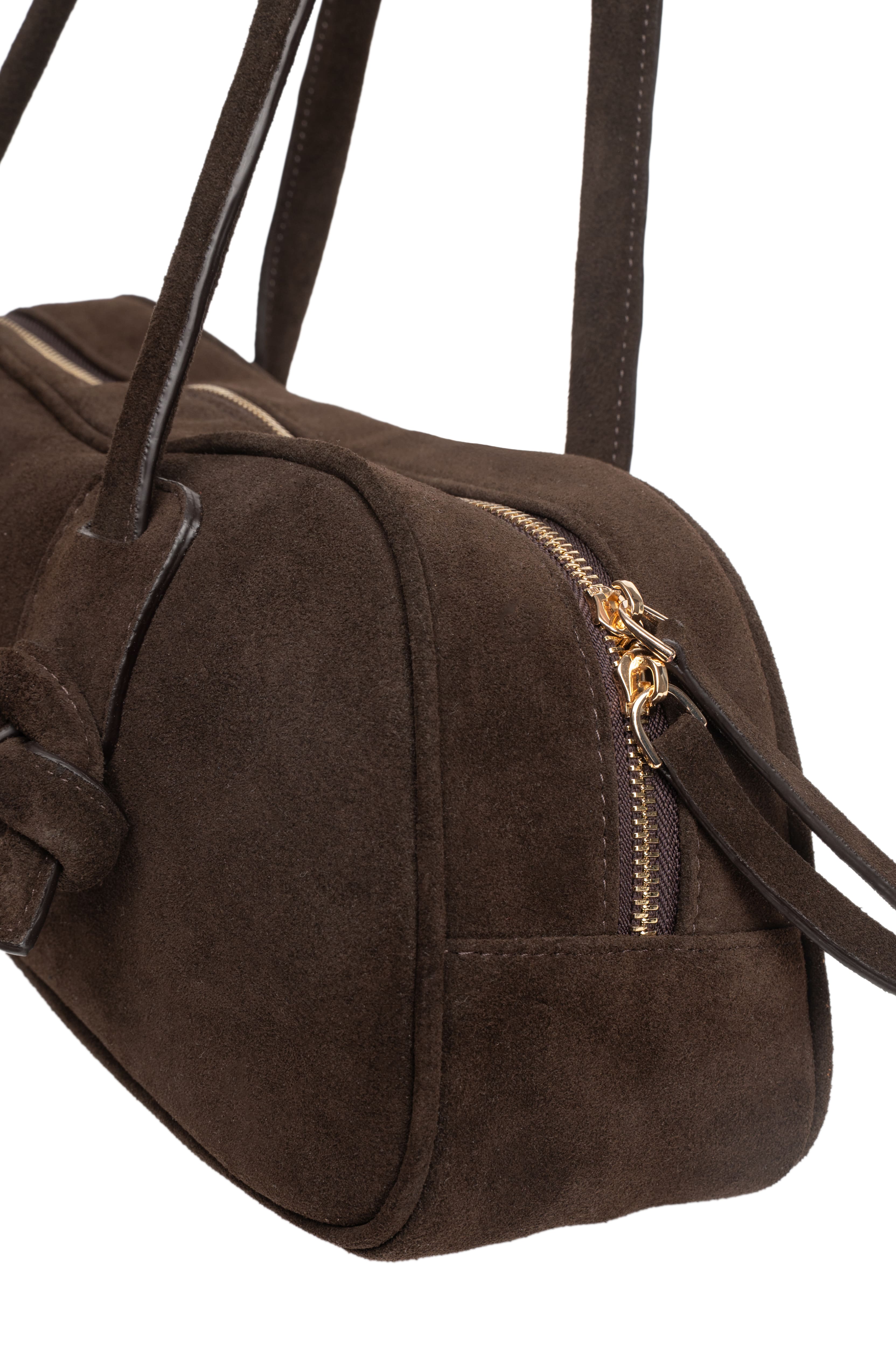 Petite Bag замшева коричнева
